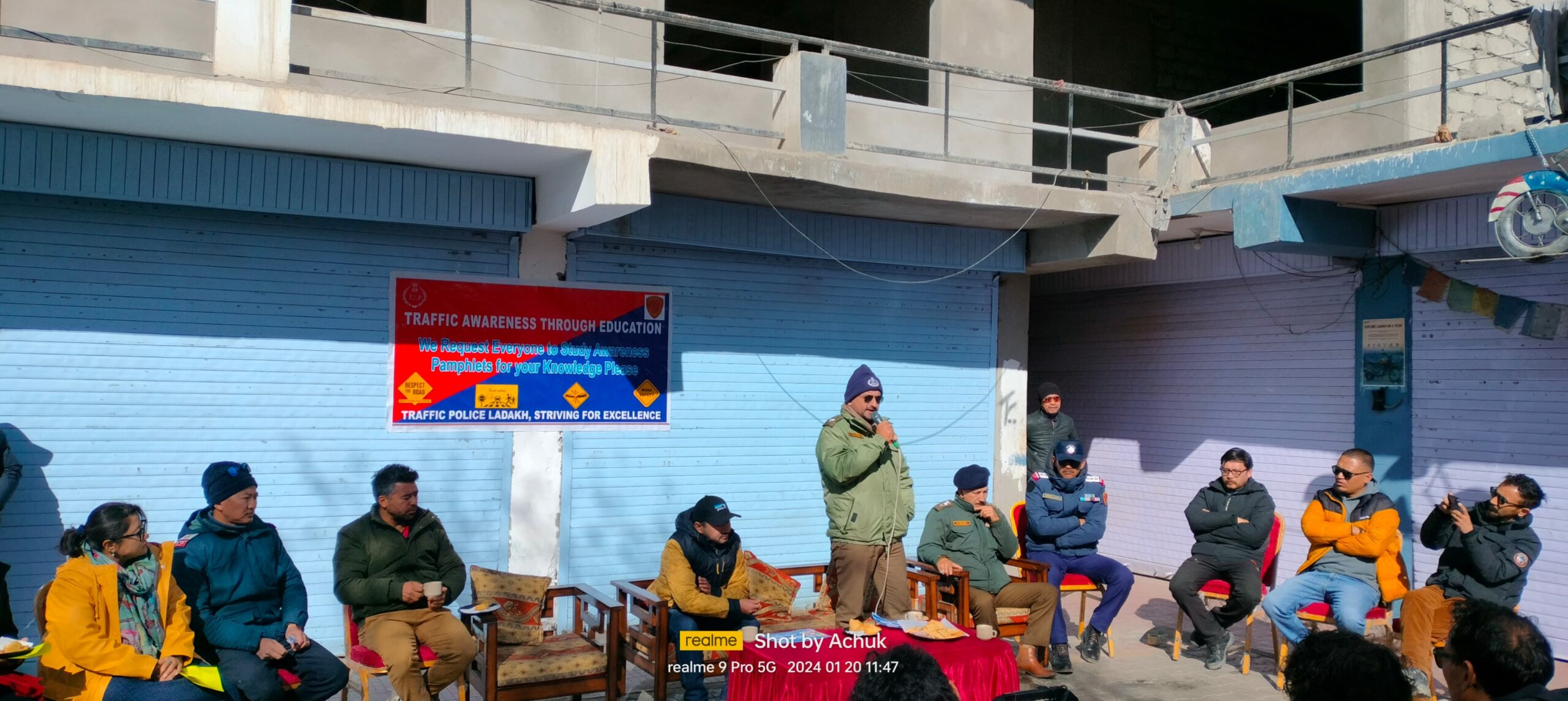 Traffic Police, Biker’s Union conduct awareness on Road Safety