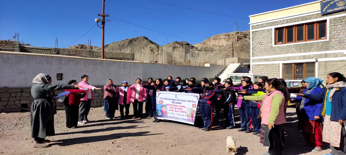 National Girl Child Day held at ICDS Project Khaltse