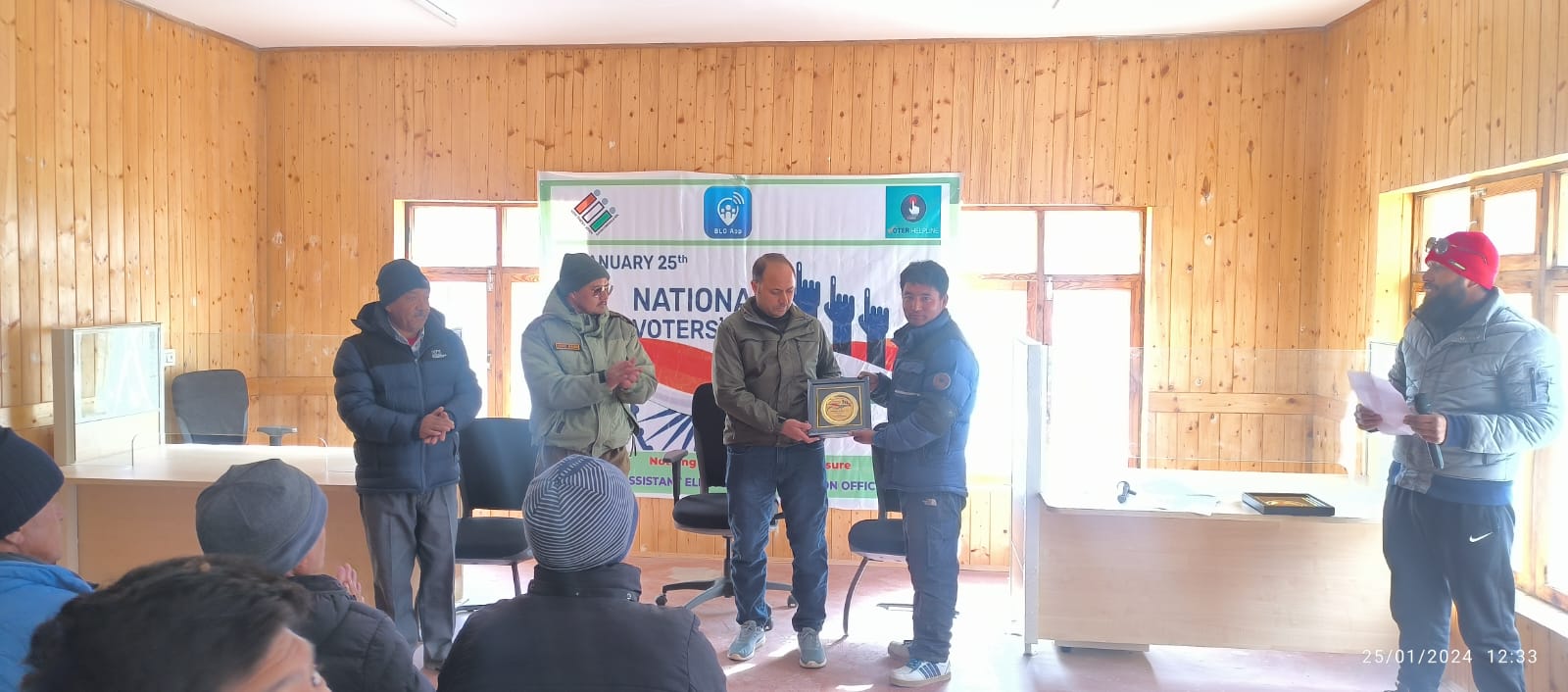 National Voters Day 2024 celebrated in Tehsil Durbuk, Leh