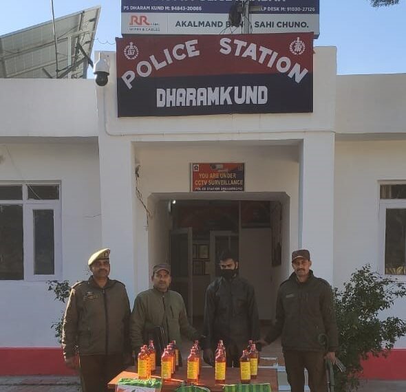 20 bottles of liquor seized, Ramban police arrest alleged smuggler