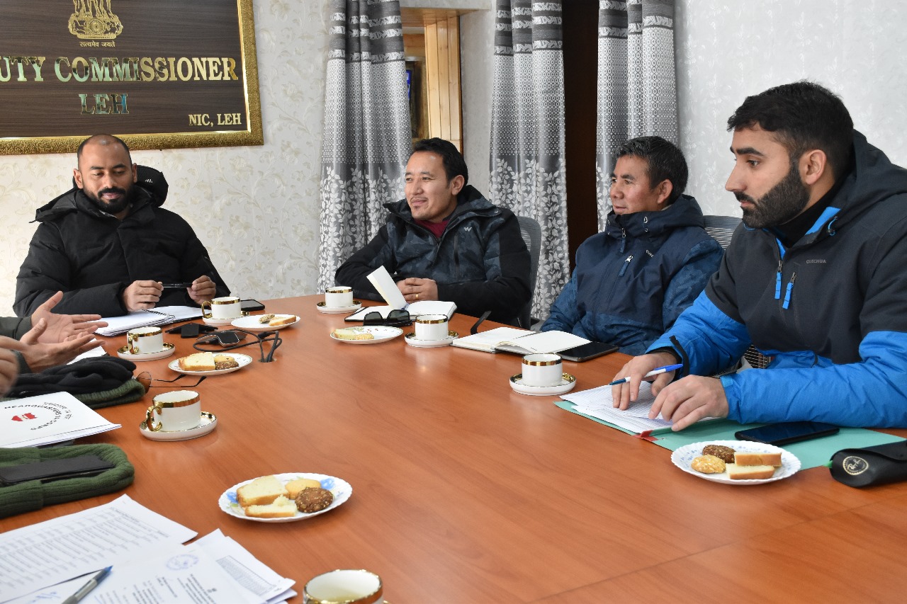DC Leh chairs review meeting on Border Village Development