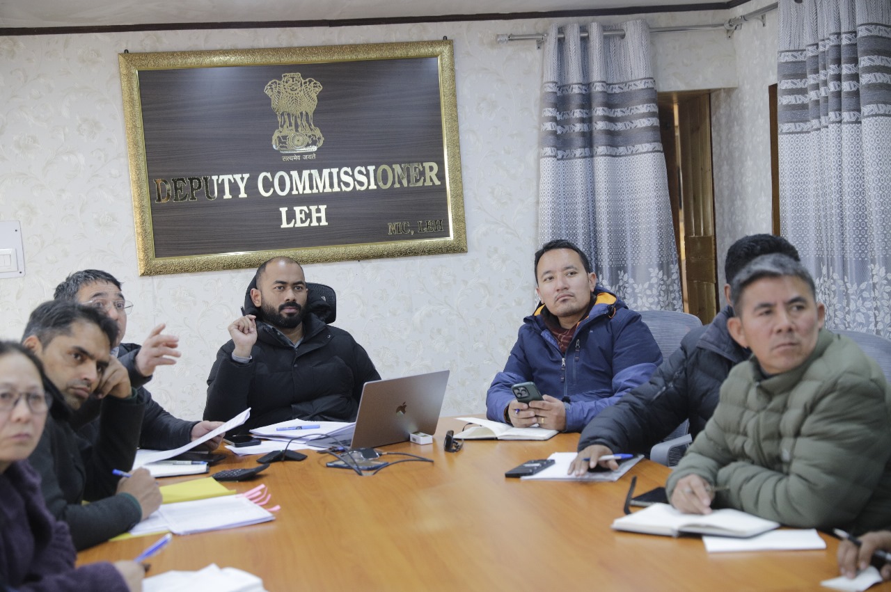 DC Leh discusses proposals submitted under vibrant villages and saturation of CSS in villages