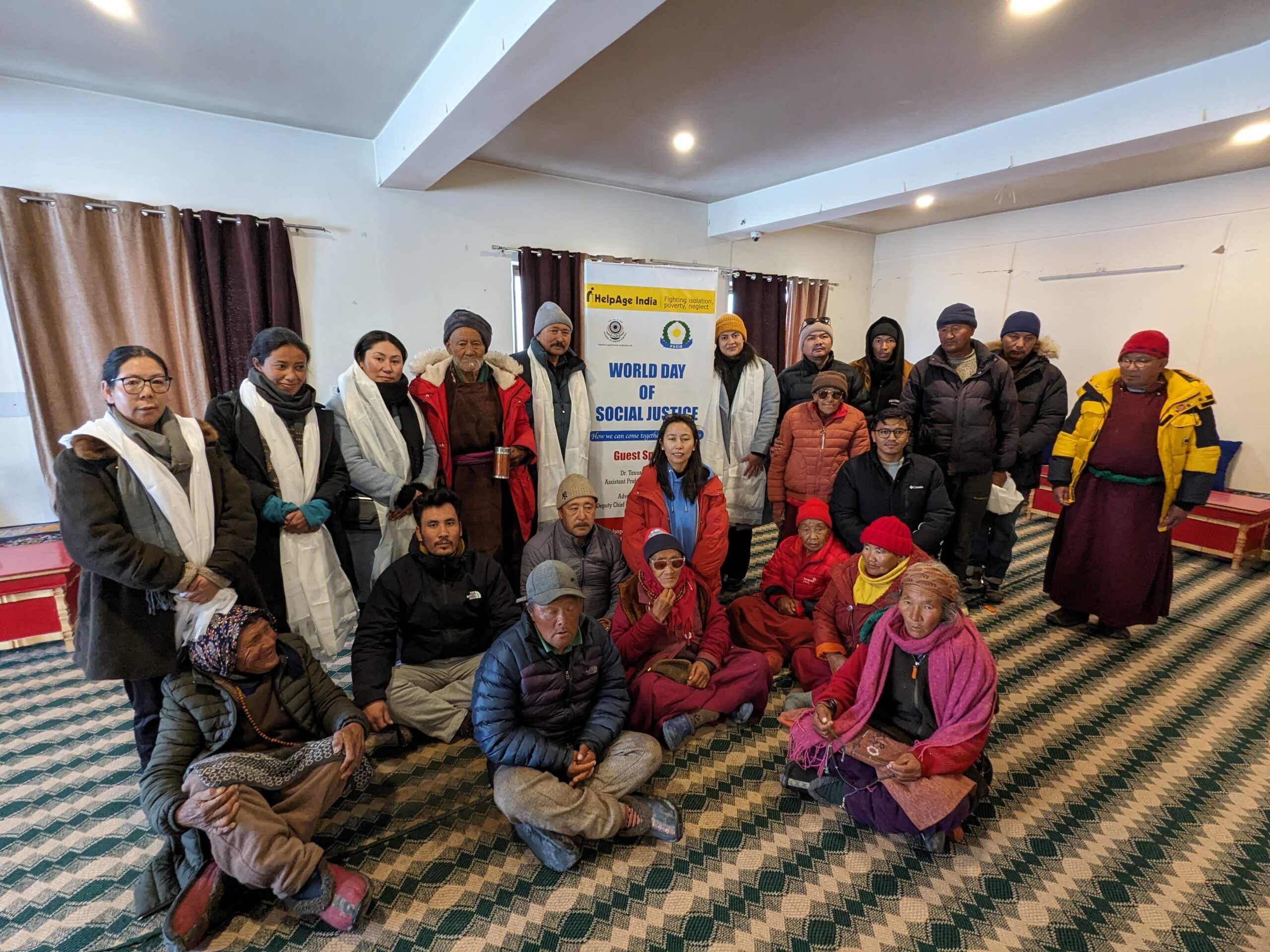World Social Justice Day organised by Helpage India cum People’s Action Group for Inclusion and Rights (PAGIR) at Leh