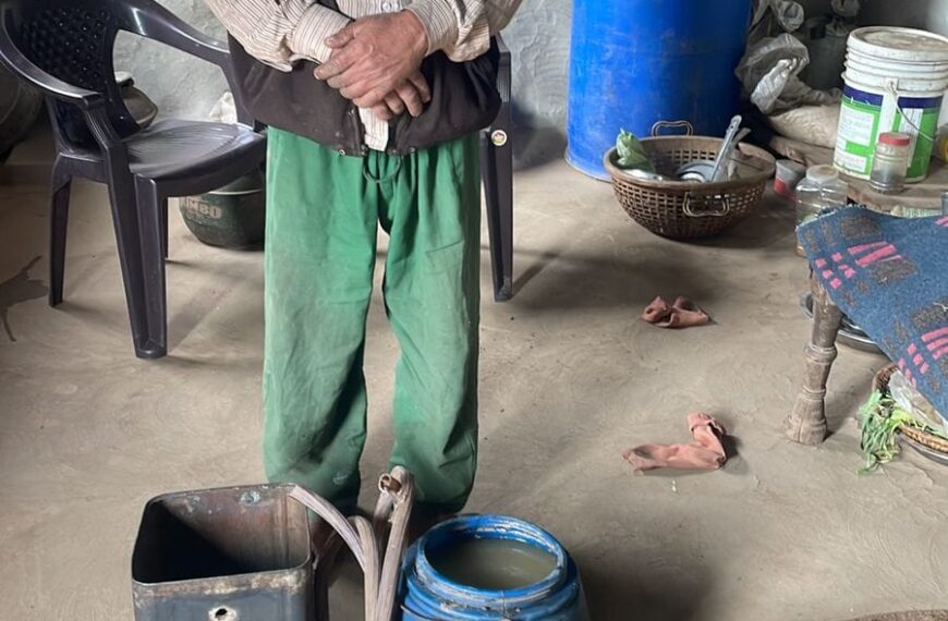 Bootlegger arrested in Reasi, illicit liquor recovered