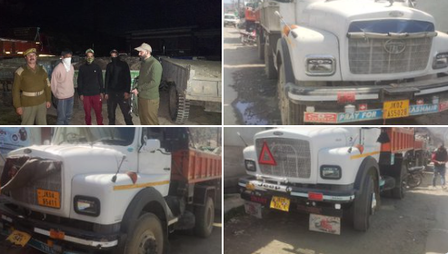 5 arrested, 6 vehicles seized for illegal mineral extraction in Baramulla