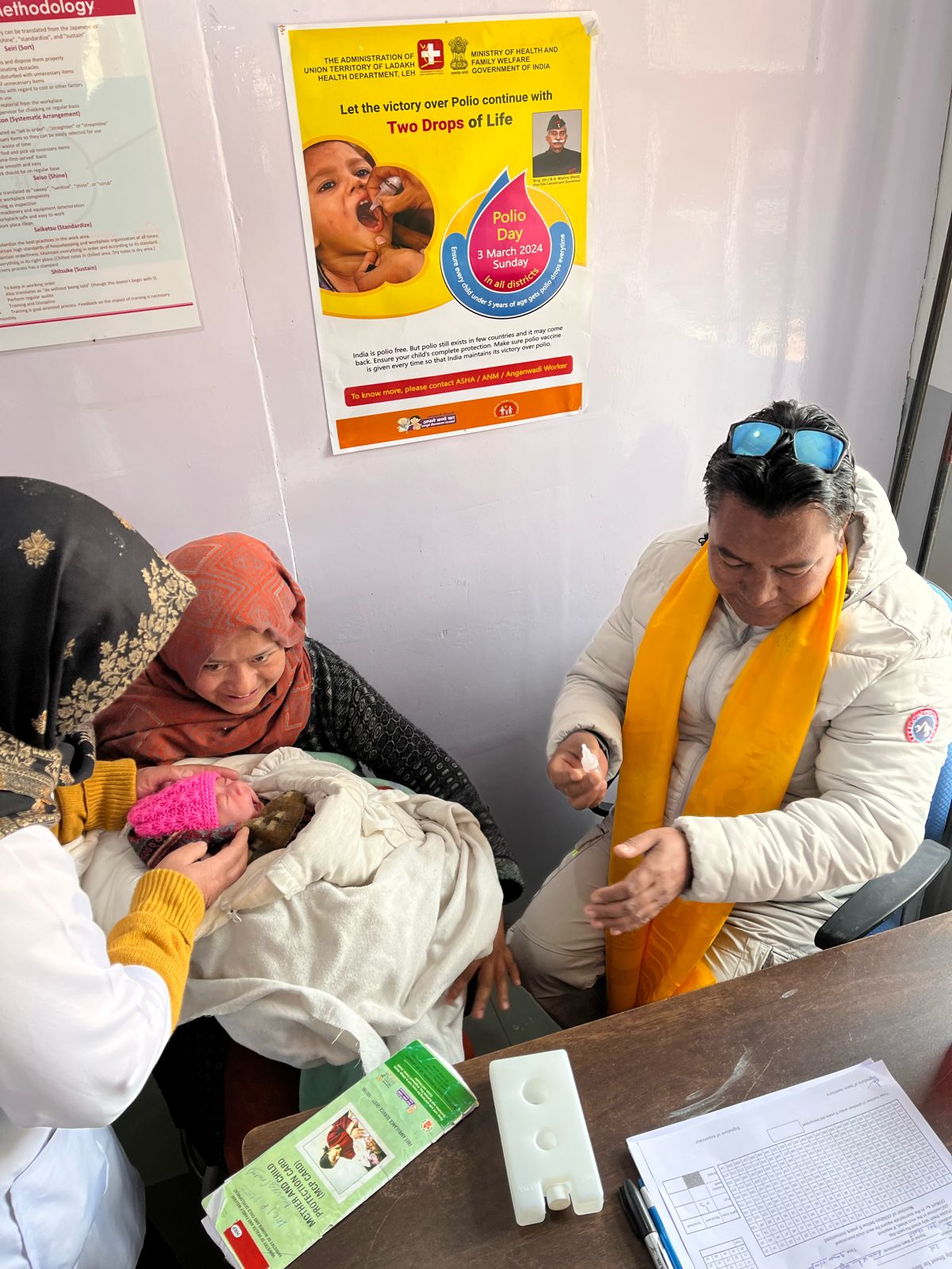 Intensified Pulse Polio Immunization programme held at PHC Chuchot