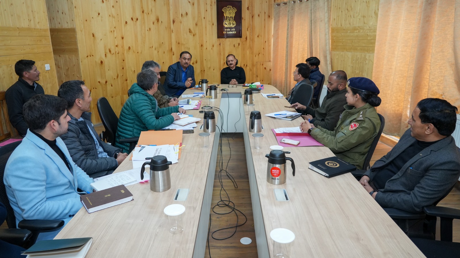 Advisor to the Hon’ble Lieutenant Governor, UT Ladakh, Dr Pawan Kotwal Chairs 5th UT Level NARCO Coordination Centre Meeting