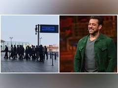 Salman Khan spotted at Mumbai airport with tight security after firing incident