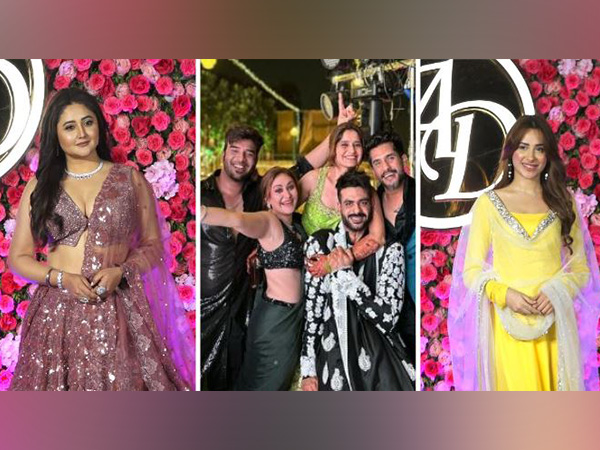 Bigg Boss 13 reunion: Rashami Desai, Mahira Sharma, Paras Chhabra pose at Arti Singh’s sangeet