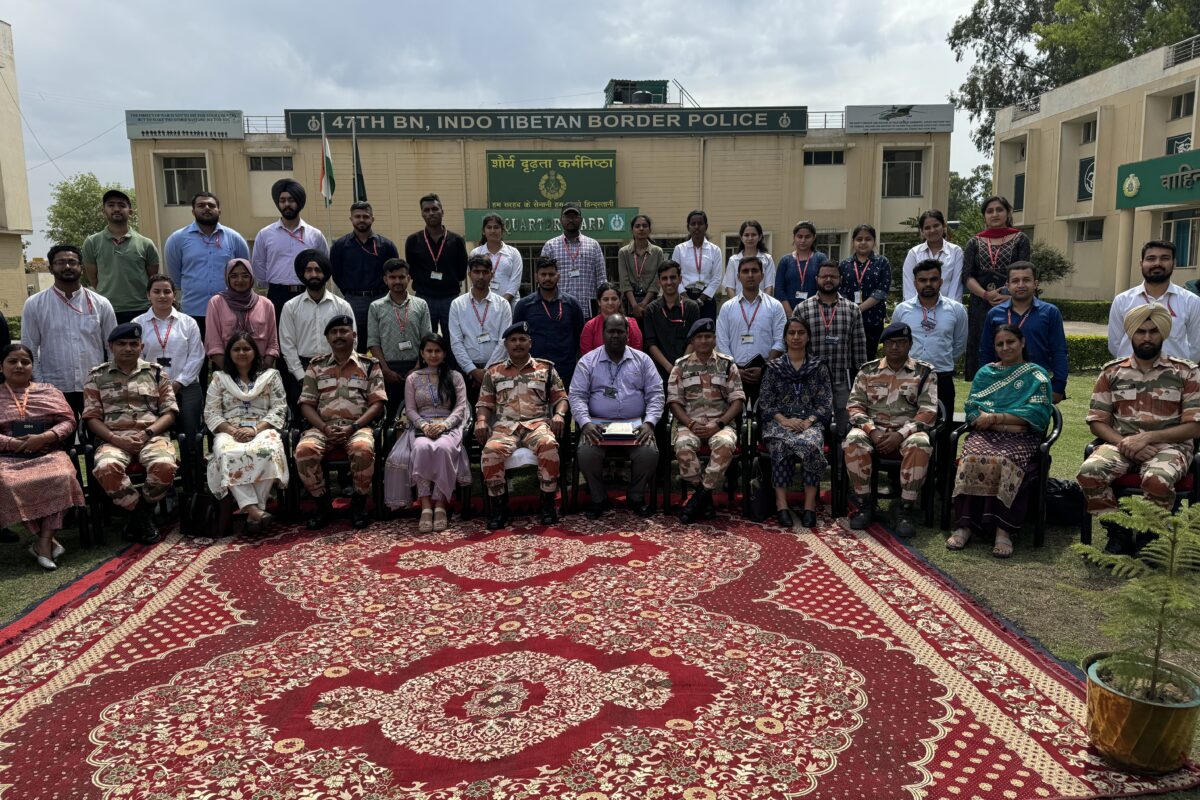 CUJ Organized  Educational Field Visit  to 47th ITBP Battalion, Samba