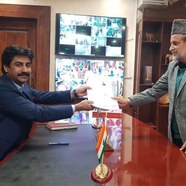 Mian Altaf files his nomination from Anantnag seat
