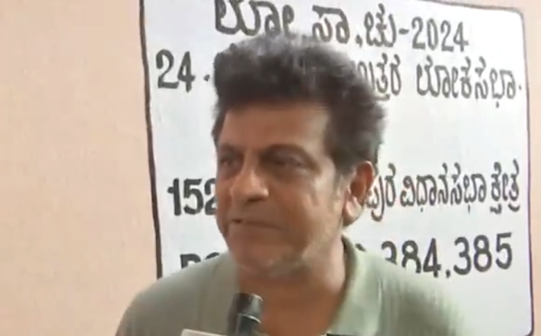 “It is everyone’s right to vote”: Shiva Rajkumar after casting his vote in Bengaluru