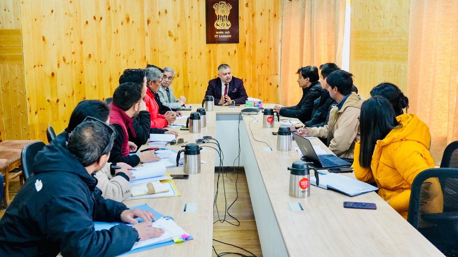 Amit Sharma Chairs Crucial Meeting on MietY Project and Community Innovation in Ladakh