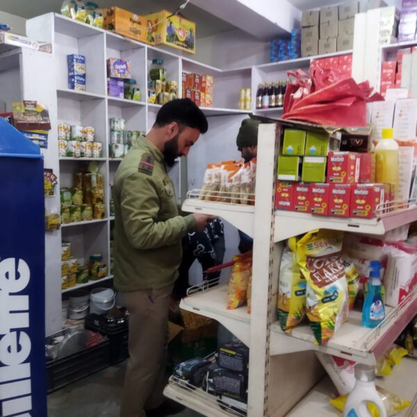 SDM, Khaltse directs checking of Yadoo General Store for expired items in Leh