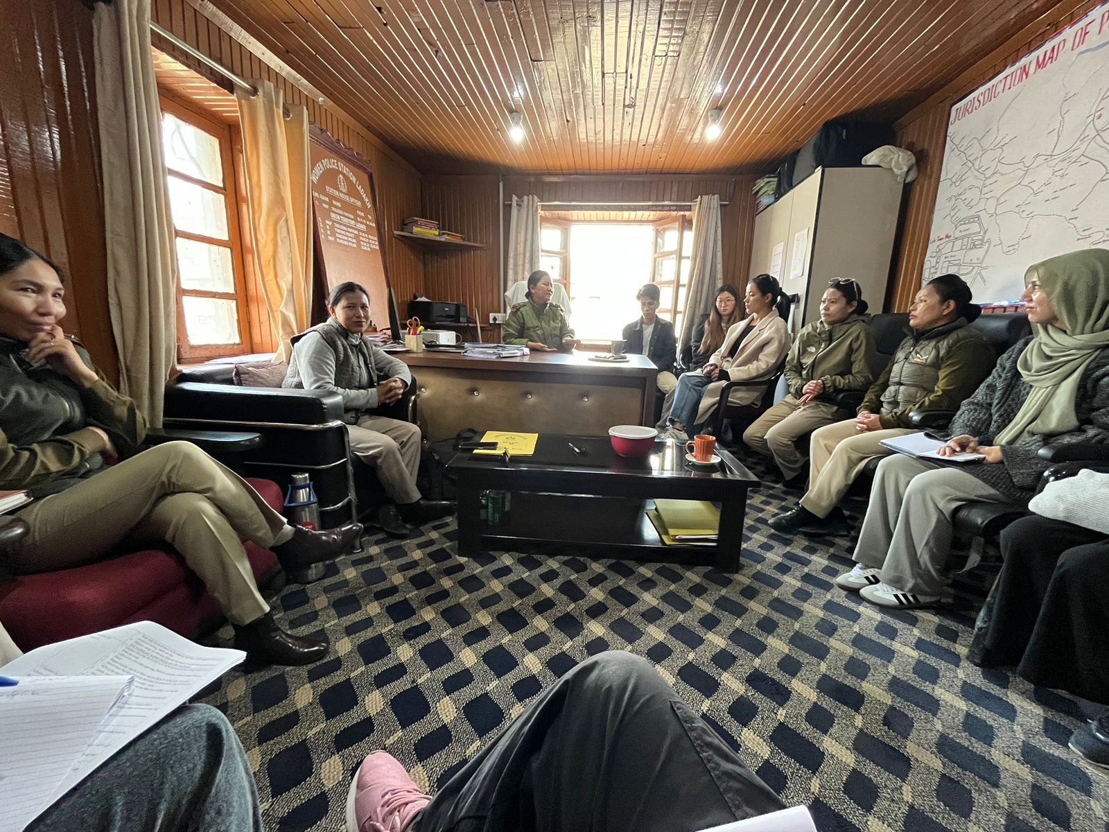 Interaction session held at Mahila Police Station in Leh  
