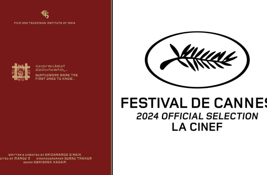 FTII students film selected for Cannes’ La Cinef competitive section