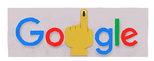 Google Doodle marks 2nd phase of general elections with voting symbol