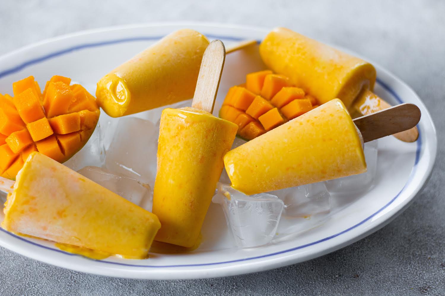 Mango Kulfi in the plate