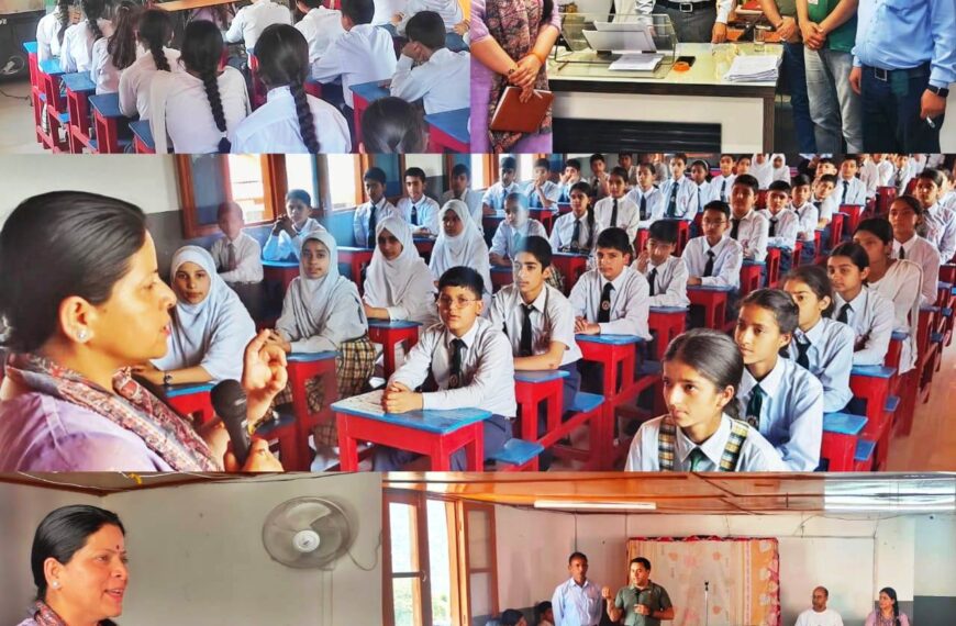 Health Department Doda organises awareness Program for Students