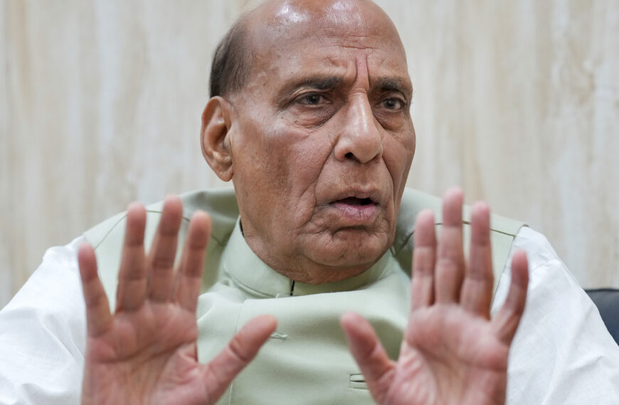 Talks between India and China going on “well”: Rajnath Singh on…