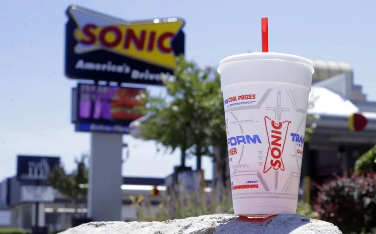 The Picture shows the sonic drink the sonic 44 route size