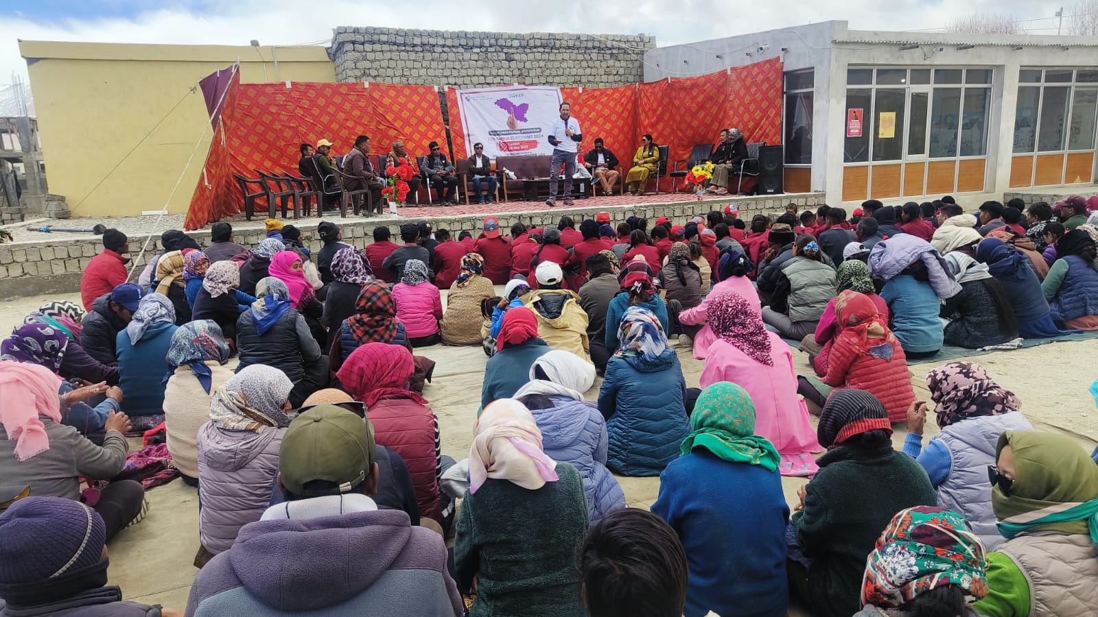 SVEEP team promotes voter awareness at Govt High School Anlay in Leh