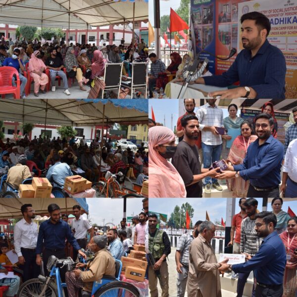 Day-long Camp for Specially-abled Citizens held at Chadoora, Budgam
