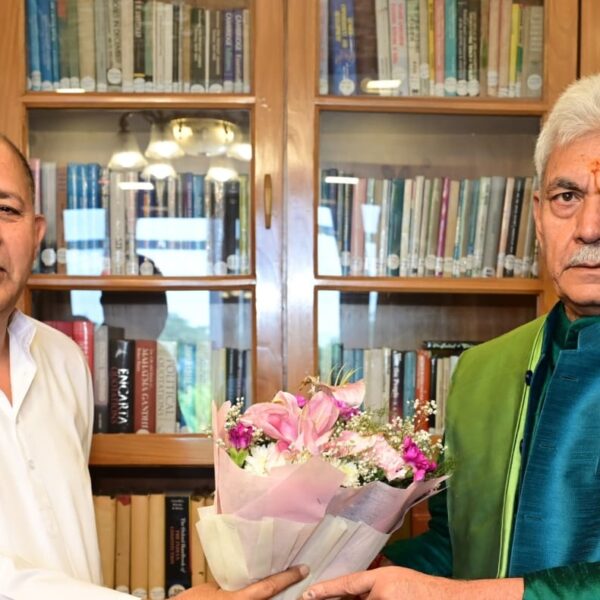 President JDU J&K calls on LG Manoj Sinha