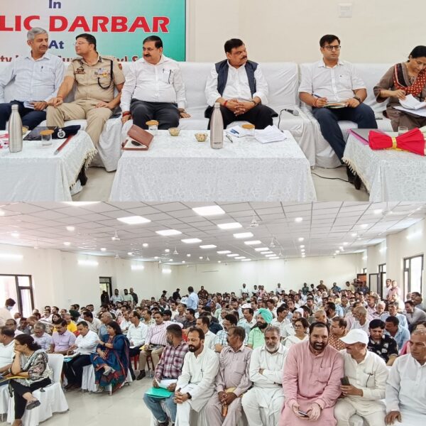 Alok Kumar chairs Public Darbar at Samba