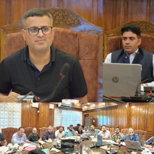 DDC Bandipora reviews progress under JJM schemes
