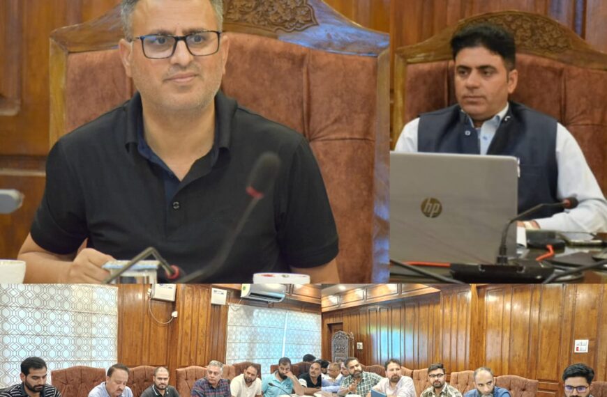 DDC Bandipora reviews progress under JJM schemes