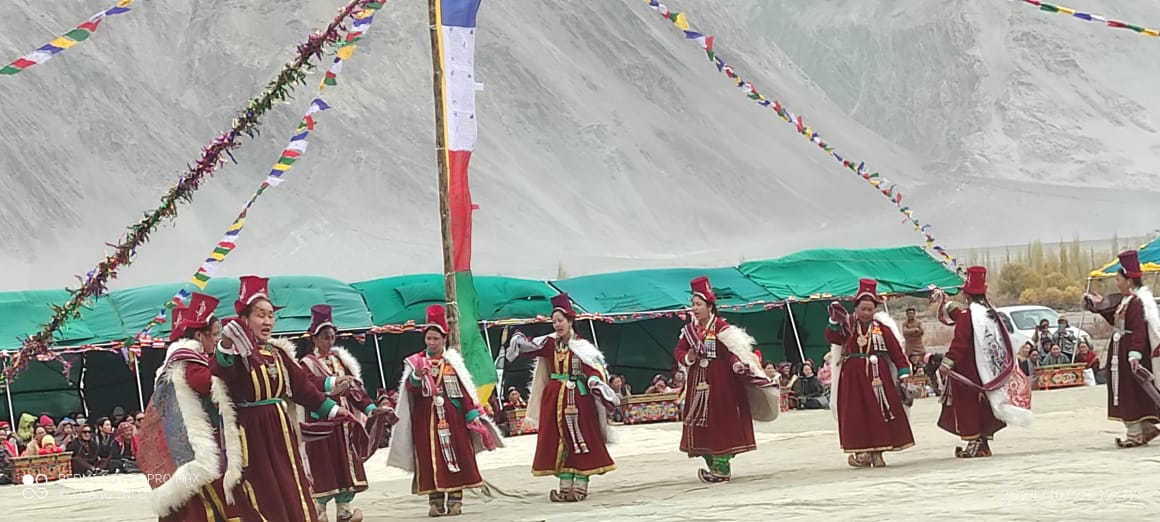 Foundation Laying Ceremony of Druk Padma Karpo School Branch at Skampuk, Nubra