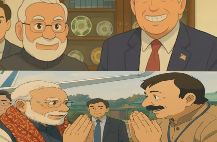 Ghibli Art Takes Over Political Circles From Japan to Jammu