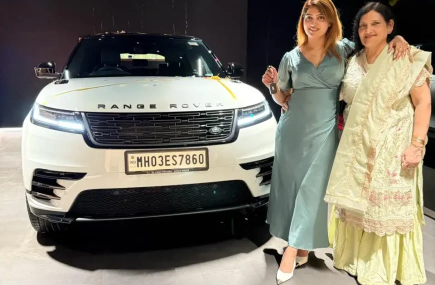 Breaking: Supreme court celebrity lawyer Sana Raees Khan brings home a luxury limited-edition Range Rover SUV, check out viral photos and videos!