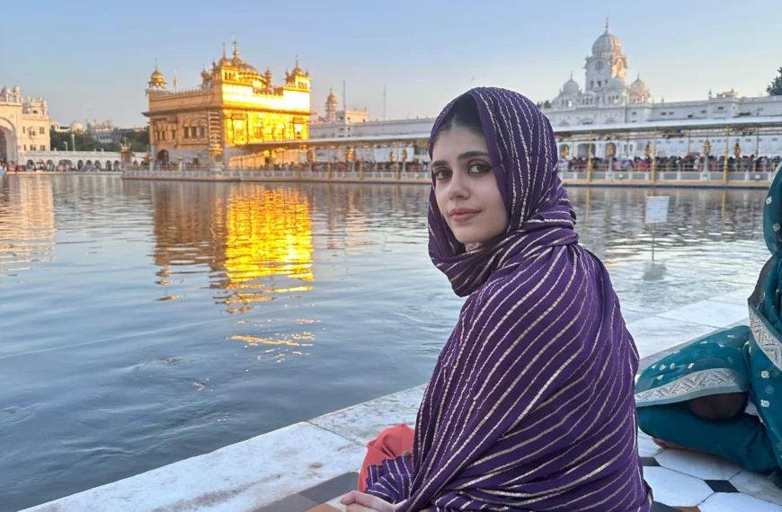 Sanjana Sanghi visits Golden Temple, reflects on Amritsar’s deep connection to her life