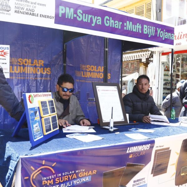 Power Development Department Launches PM Surya Ghar Awareness and Registration Drive in Leh