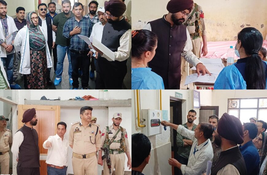 DC assesses patient care scenario at Associate Hospital GMC Doda