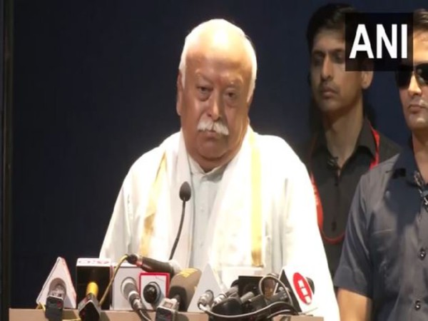  Rashtriya Swayamsevak Sangh (RSS) chief Mohan Bhagwat  (Photo/ANI)
