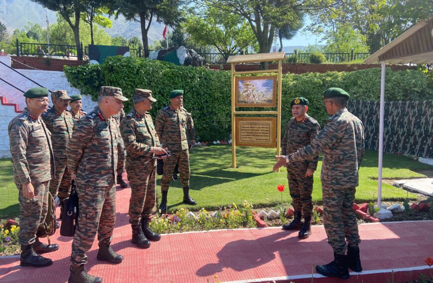 Army Chief Gen Dwivedi in Kashmir, Reviews security with top commanders