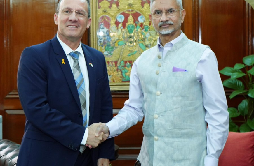 EAM Dr. S. Jaishankar appreciates Israel’s support in combating terrorism
