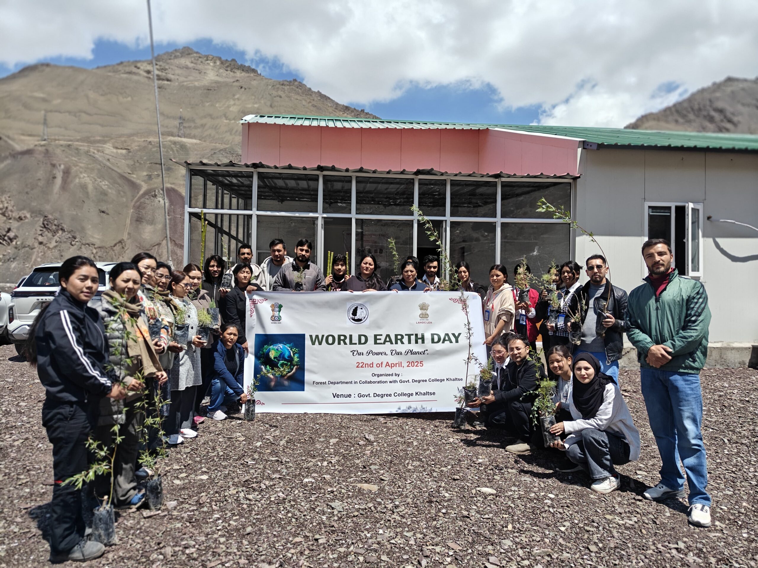 World Earth Day celebrated with plantation drive in GDC, Khaltse