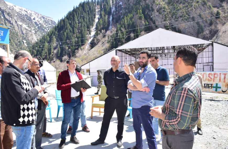 Secretary Health visits Baltal, assesses Medical Preparedness for Shri Amarnath Ji Yatra 2025