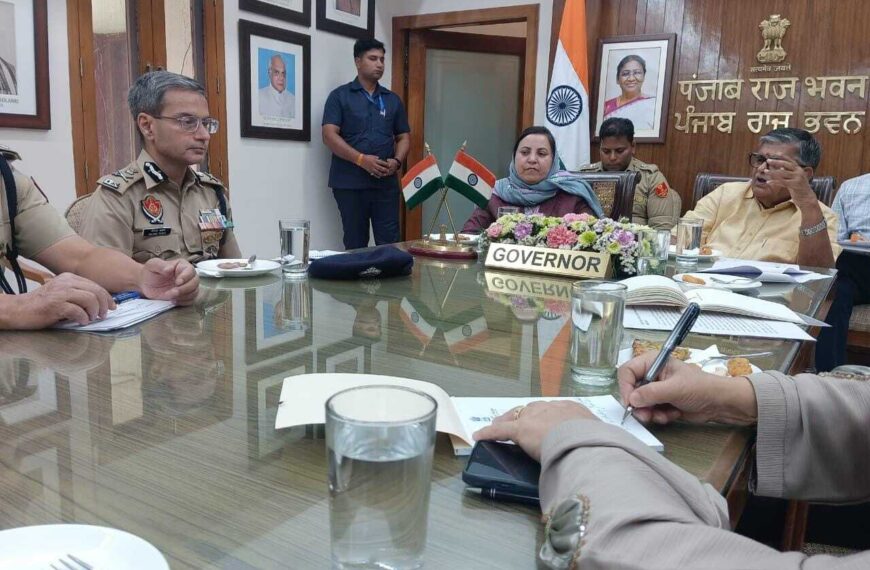 Sakeena Itoo Meets Punjab Governor, DGP; Urges Enhanced Security For J&K Residents