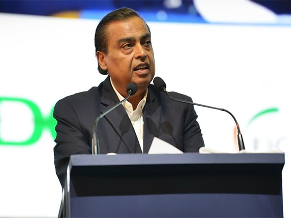 Mukesh D Ambani, Chairman & Managing Director, Reliance Industries Limited (File photo/ANI)