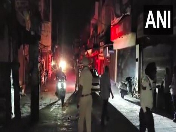 Rehearsal for blackout conducted at Ferozepur Cantonment area (Photo/ANI) 