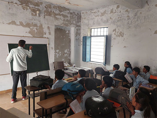 A school near India-Pakistan international border in Rajasthan (Photo/ANI)