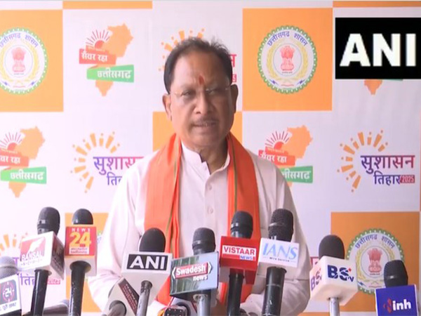 Chhattisgarh CM Vishnu Deo Sai. (Photo/ANI)