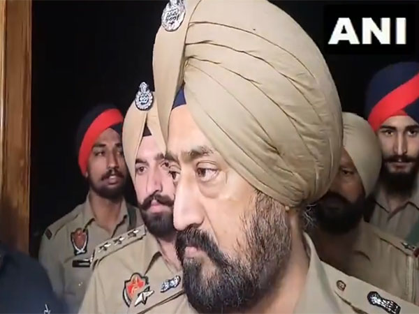 SSP Ferozepur, Bhupinder Singh Sidhu (Photo/ANI)