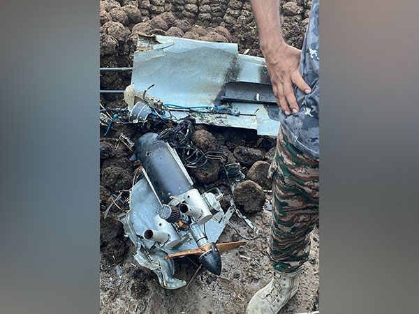 Army recovers debris of Byker YIHA III Kamikaze drones from Amritsar (Photo: ANI) 
