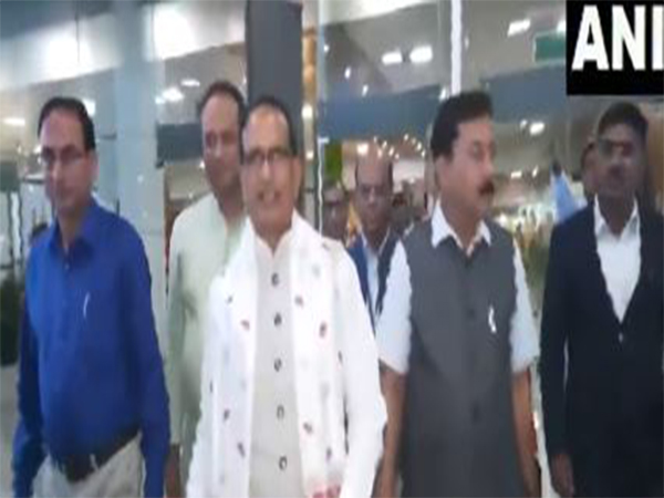 Union Minister Shivraj Singh Chouhan at the Guwahati airport (Photo/ANI) 